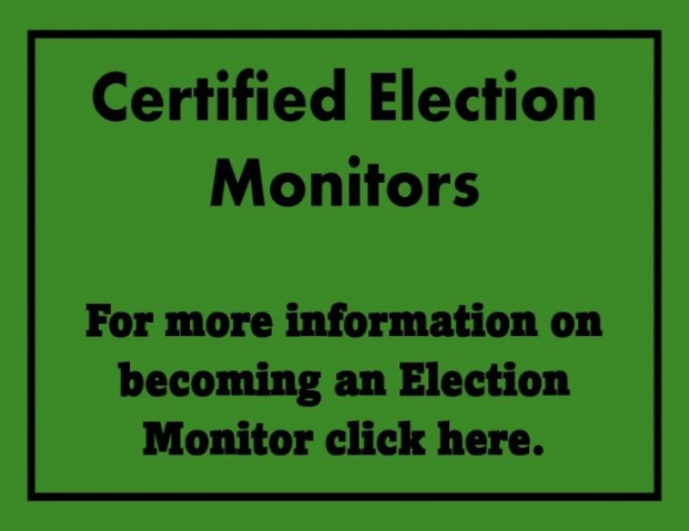 Please click Here for information on becoming an Election Monitor