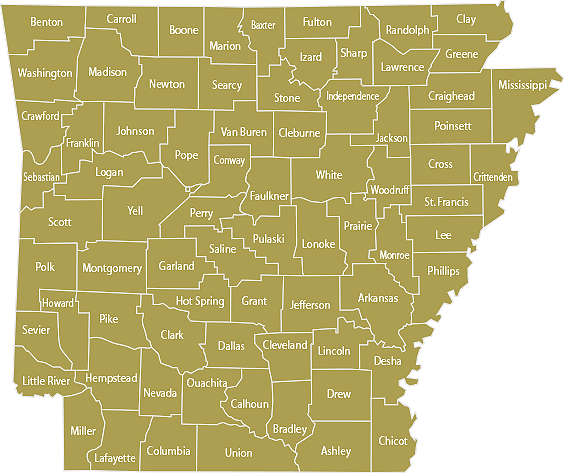 Arkansas State Map