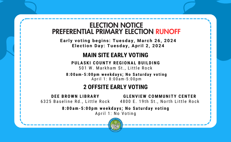 Primary Election - Runoff EV