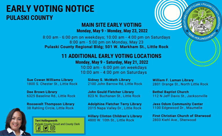 Early Voting - May 24th election